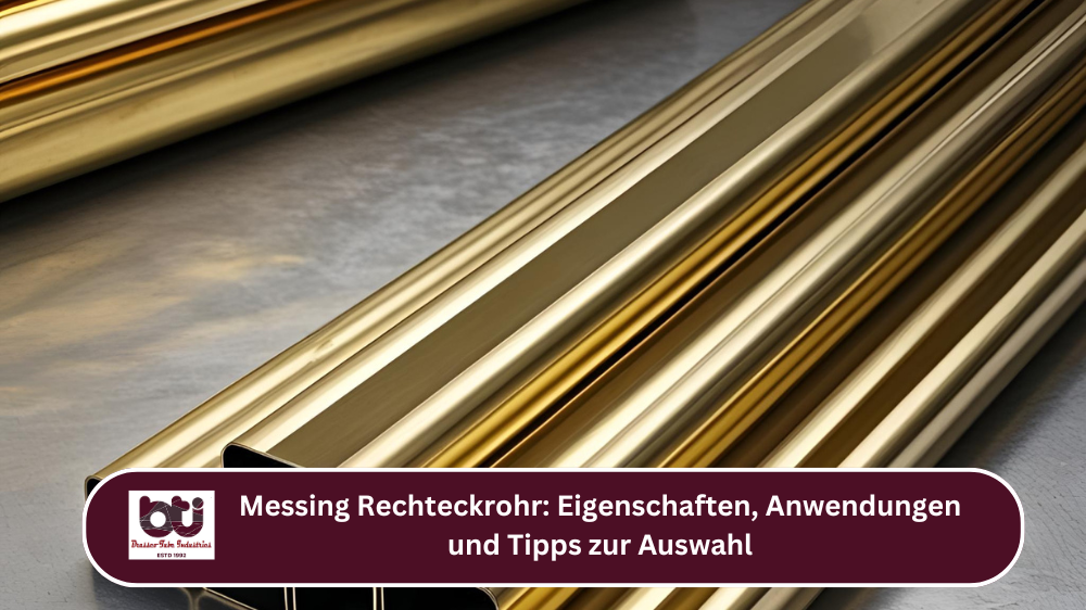 Messing Rechteckrohr: Eigenschaften, Anwendungen und Tipps zur Auswahl
